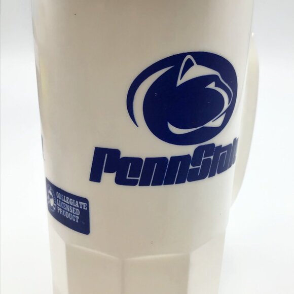 Vintage Penn State Nittany Lions Super Mug Plastic Cup 12 oz. Handle Made in USA - Picture 2 of 8